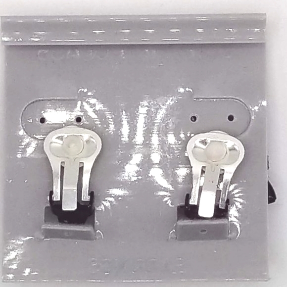 Bohemian Glass Royal Blue and Emerald Green Clip-on Earrings Never Worn - Picture 3 of 5